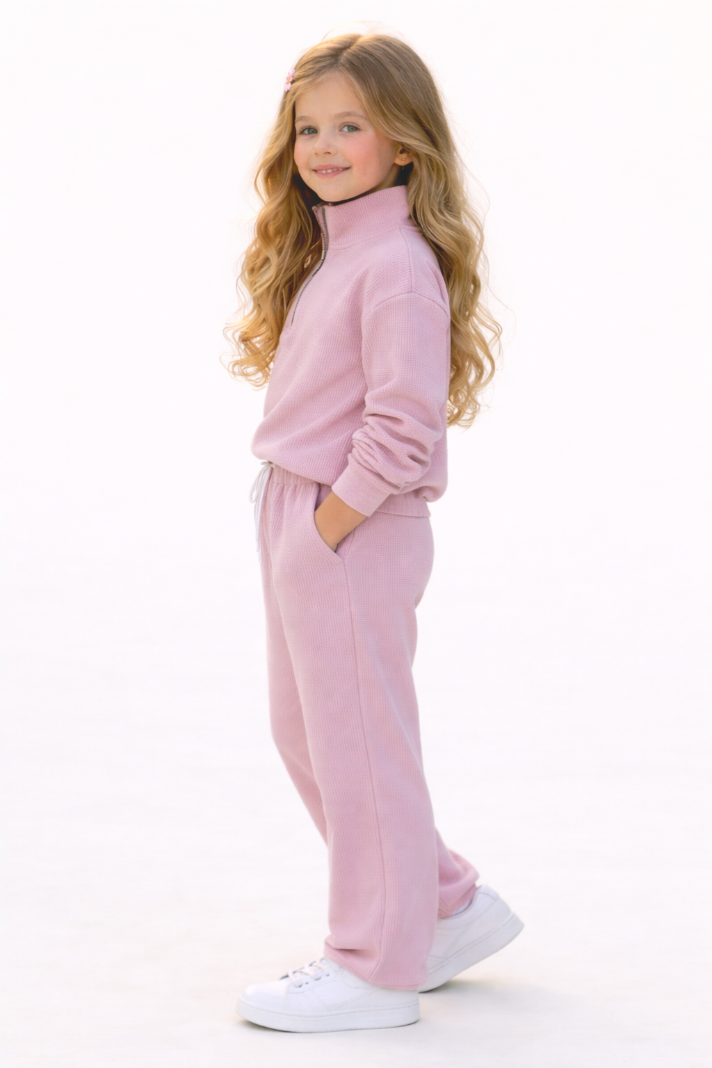 Premium Half-zipper Set for Girls - Image 3