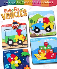 Vehicle Puzzle Board Games for Kids