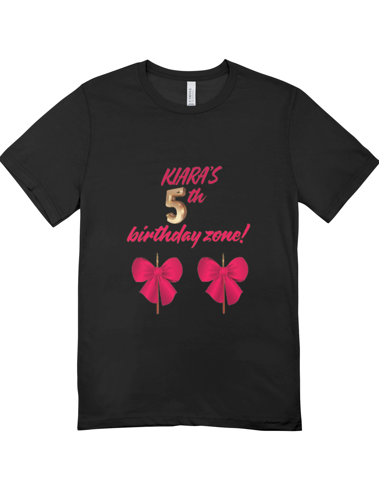 Personalized Birthday T-Shirts for Girls - Image 2