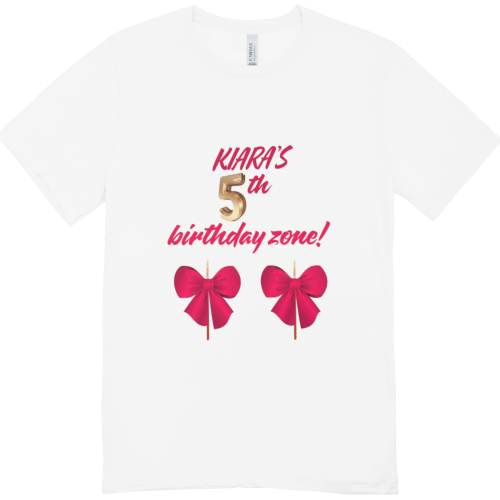 Personalized Birthday T-Shirts for Girls