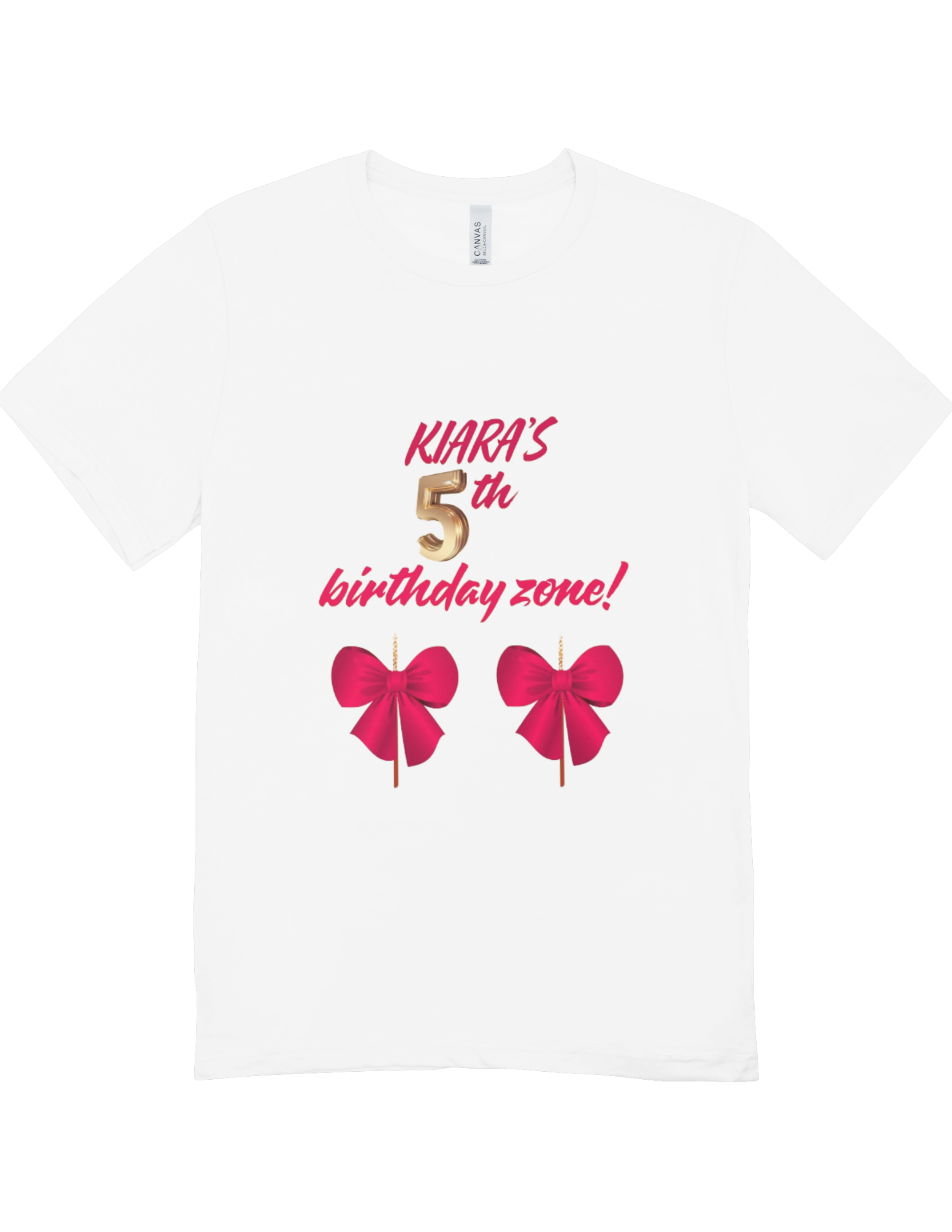 Personalized Birthday T-Shirts for Girls