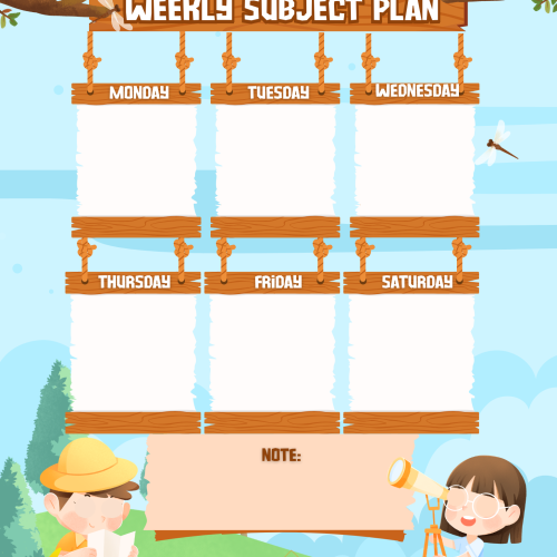Printable Weekly Lesson Plan for Kids – Fun, Organized Schedule for Ages 4–10