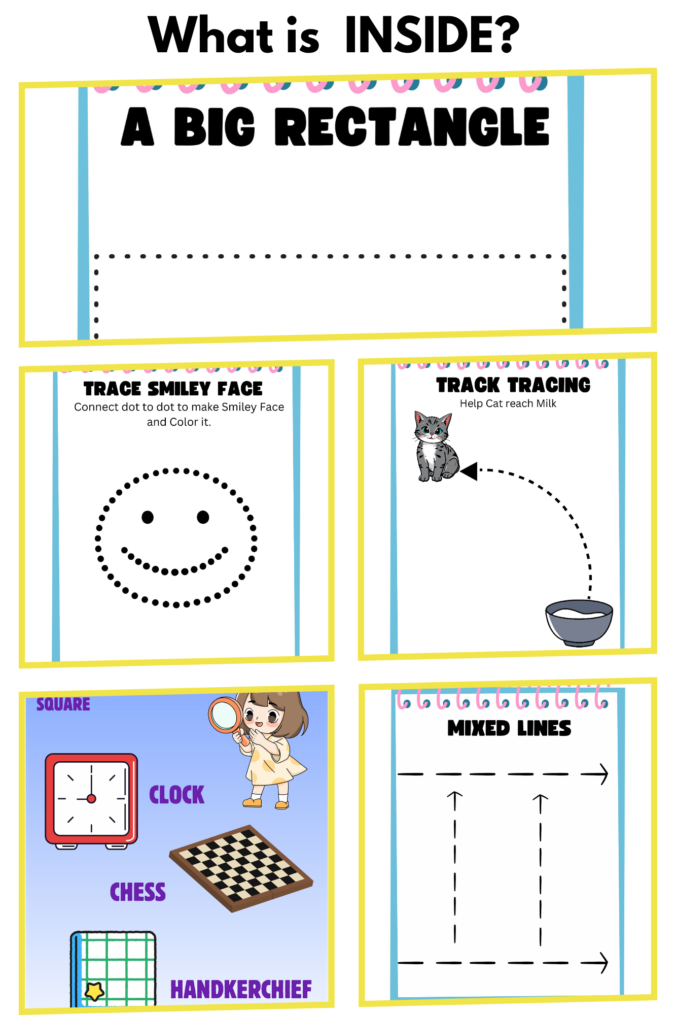 Instant Digital Pdf Pre-Writing Practice Workbook for Kids | 2-3 Years - Image 2